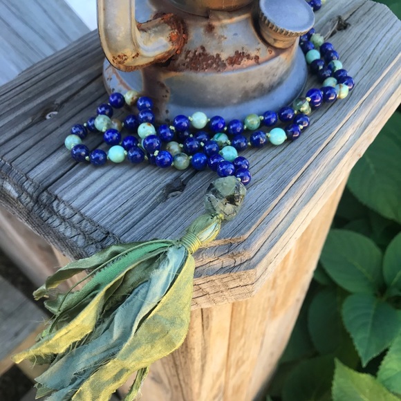 Handmade 108 Bead Wisdom Mala Necklace - Picture 10 of 10